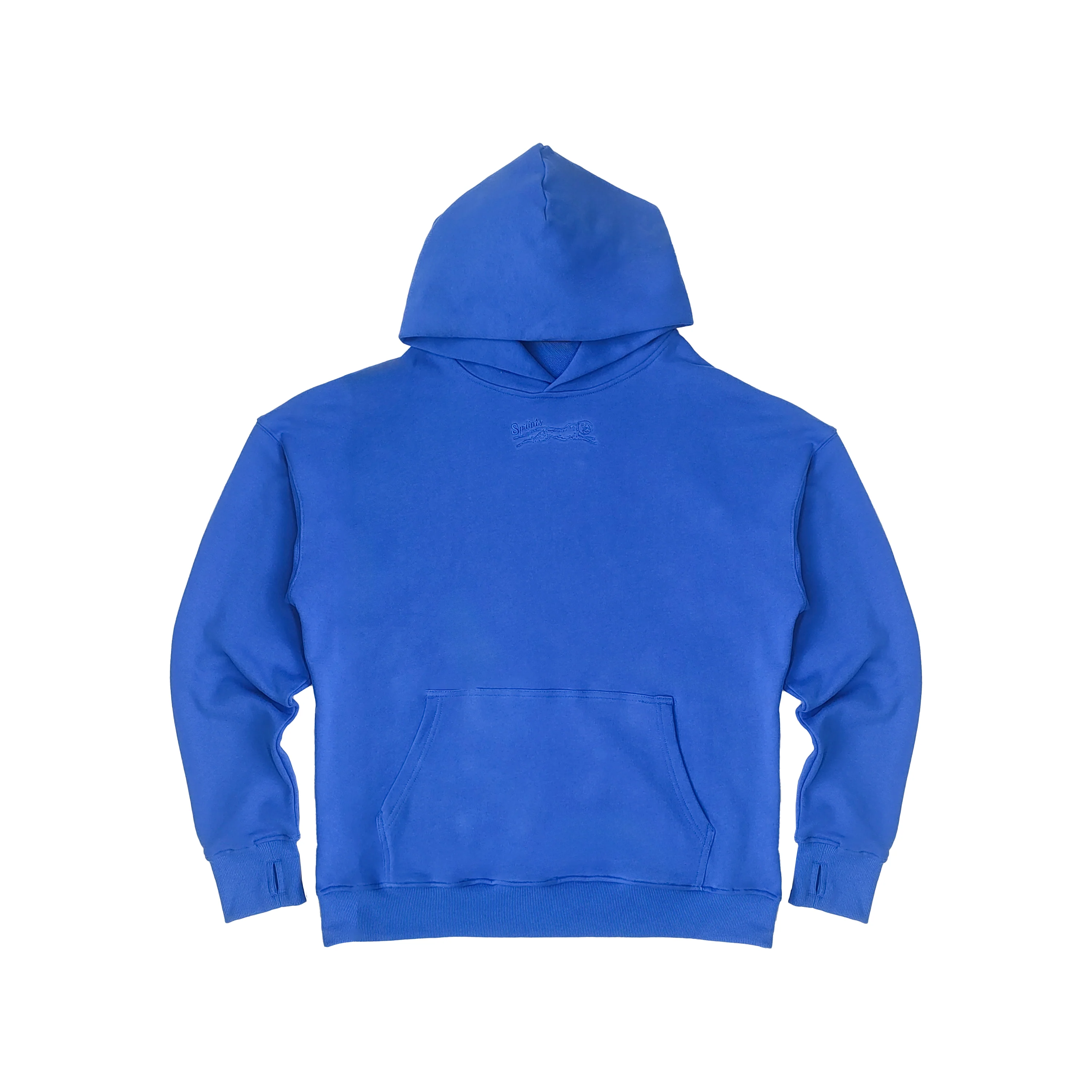 Run Club Oversized Hoodie - Cheaper than Therapy (Unisex) - Blue - Image 10