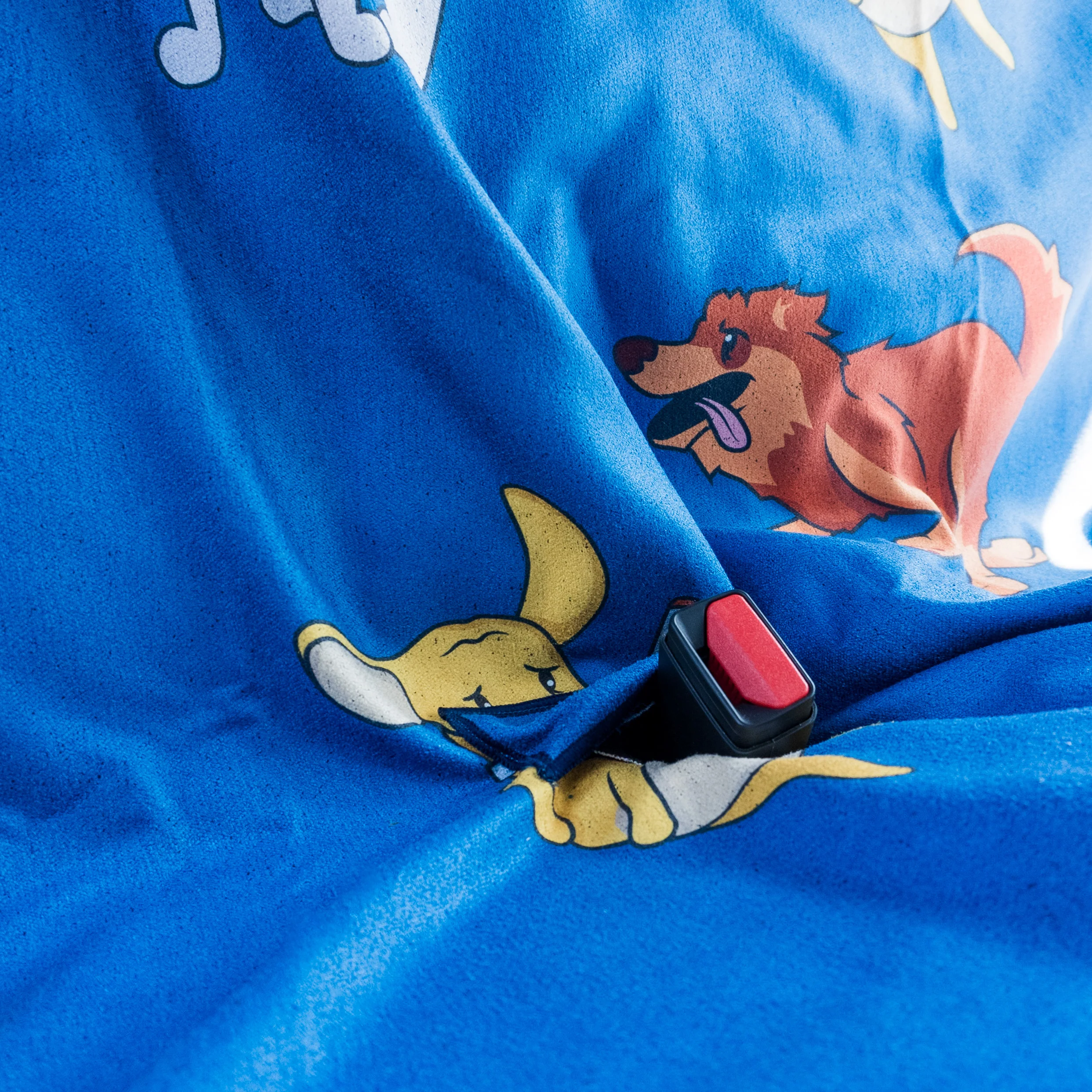 Hair of the Dog Blue Party Size Towel - Image 3