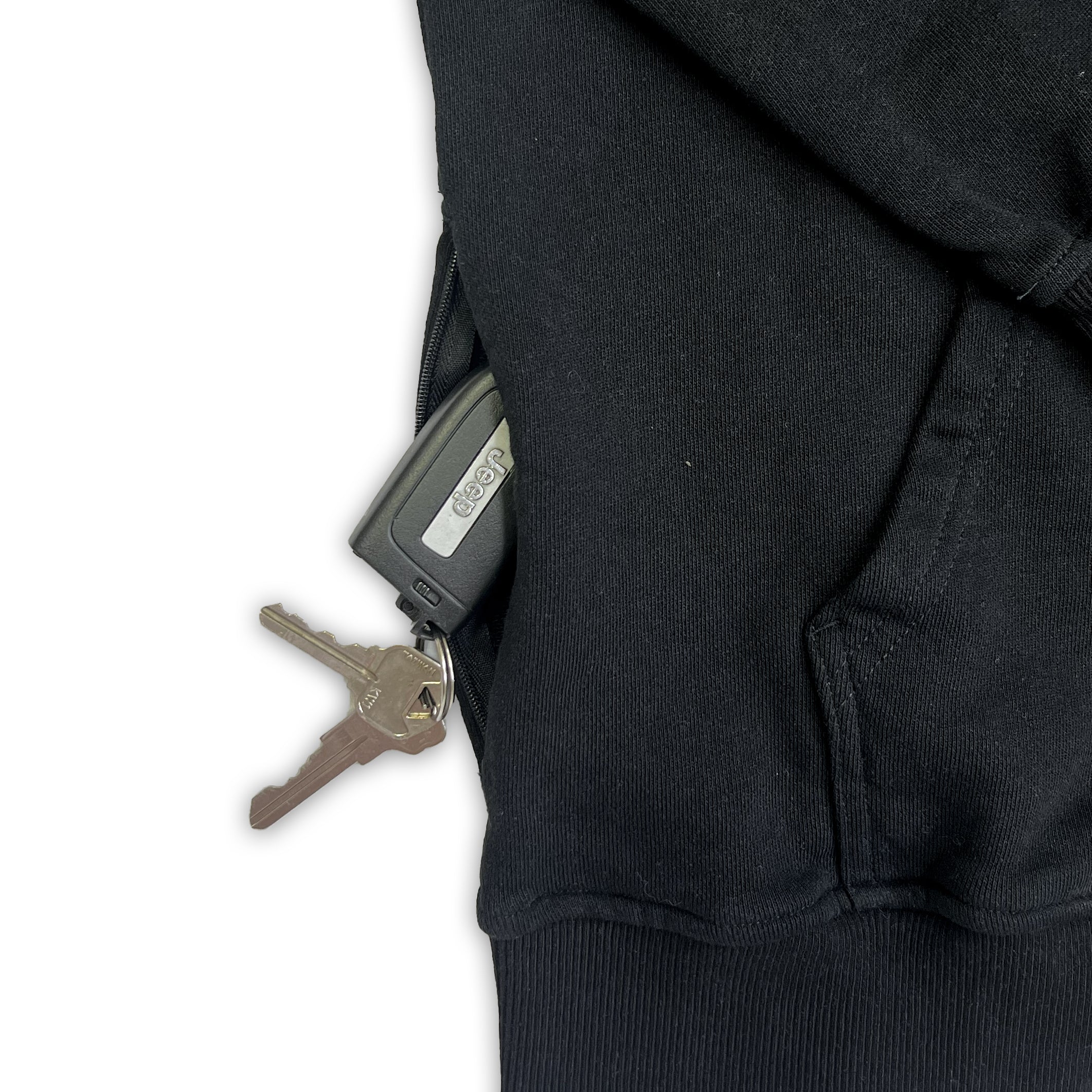 Run Club Oversized Hoodie - Here for the Beers (Unisex) - Black - Image 7