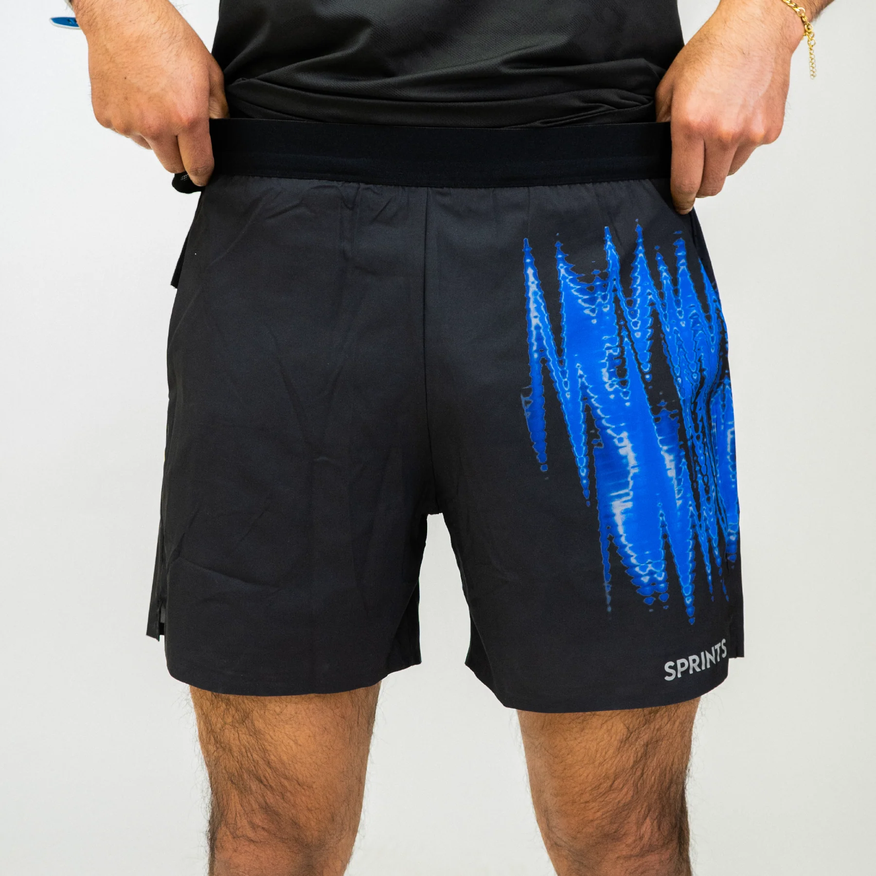 Mens Avigate 5" Fusion Short - Wave Break Electric Indigo - Image 3
