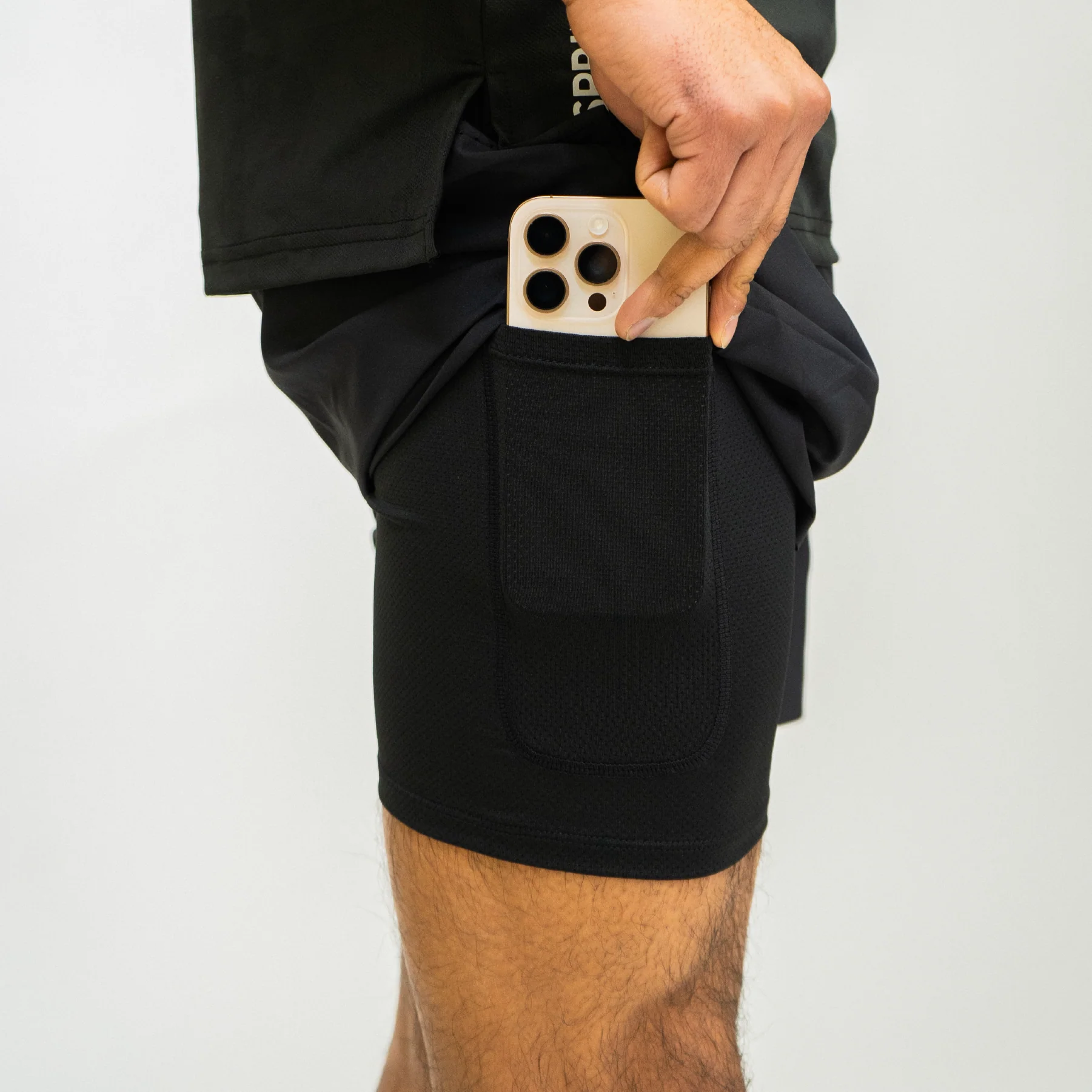 Mens Avigate 5" Fusion Short - Wave Break Electric Indigo - Image 4