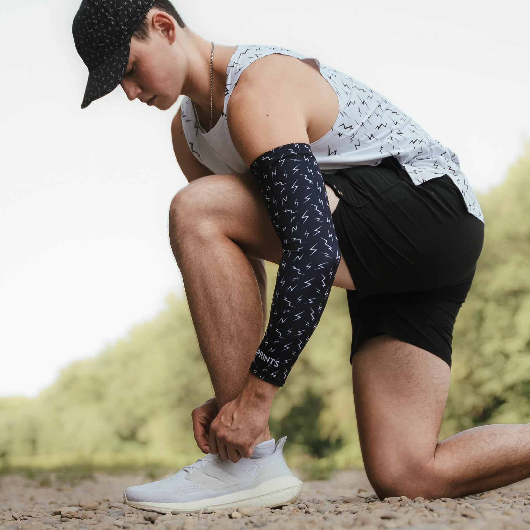 Compression Arm Sleeves - Flash Flash 46145 Yard Dash (Unisex) - Image 3