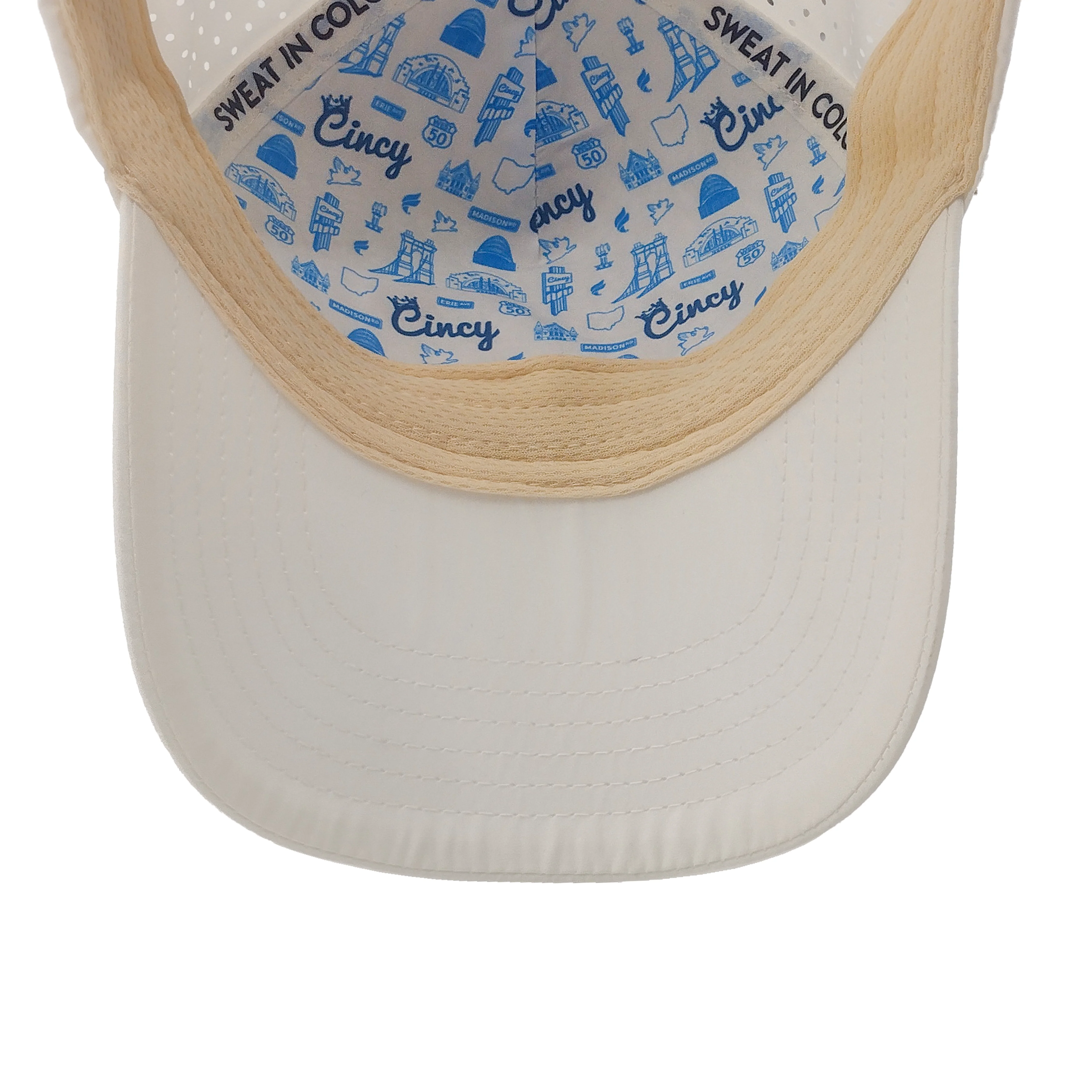 Running Cincy is Dope White VP Hat (Unisex) - Image 3