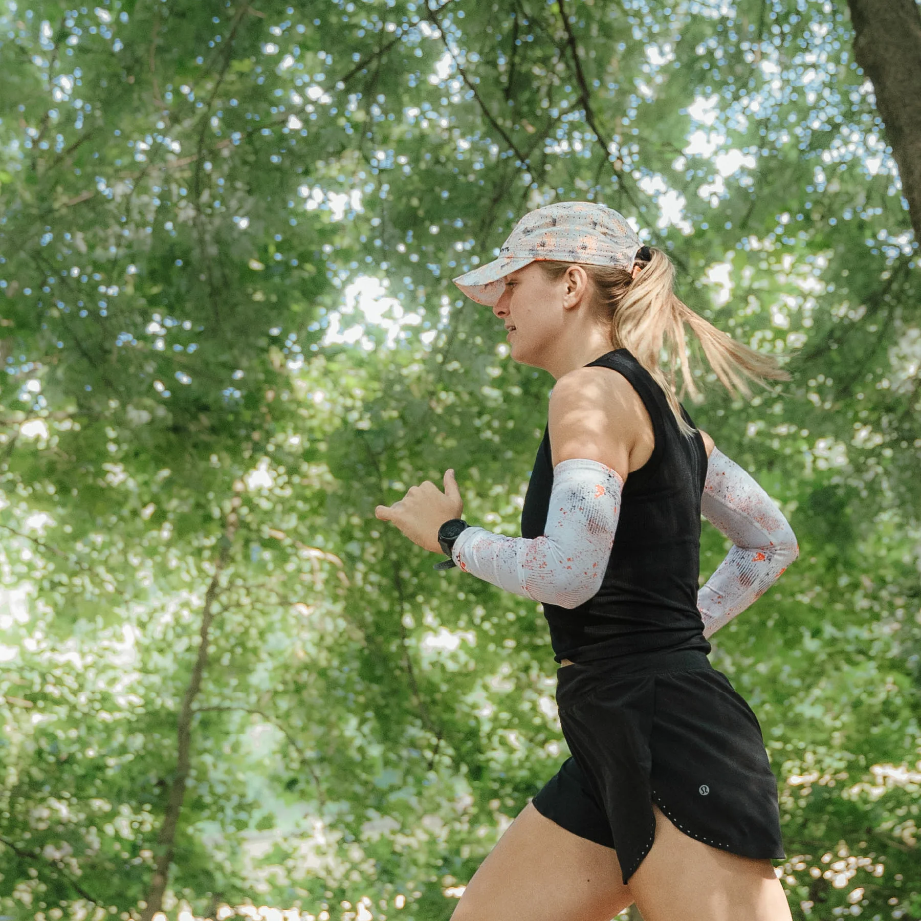 Compression Arm Sleeves - Setting Sun Evaporated Ventilation (Unisex) - Image 5