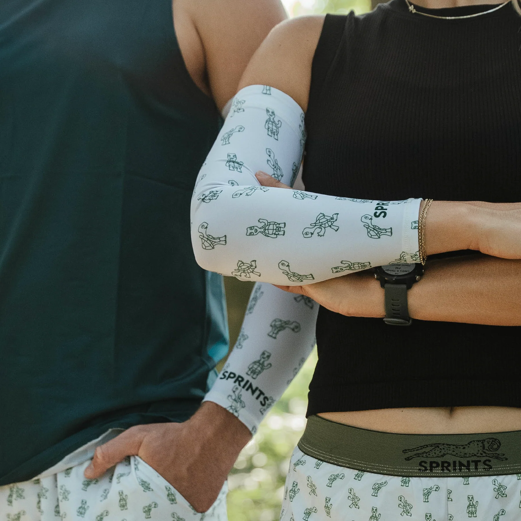 Compression Arm Sleeves - Slow Days Still Count (Unisex) - Image 3