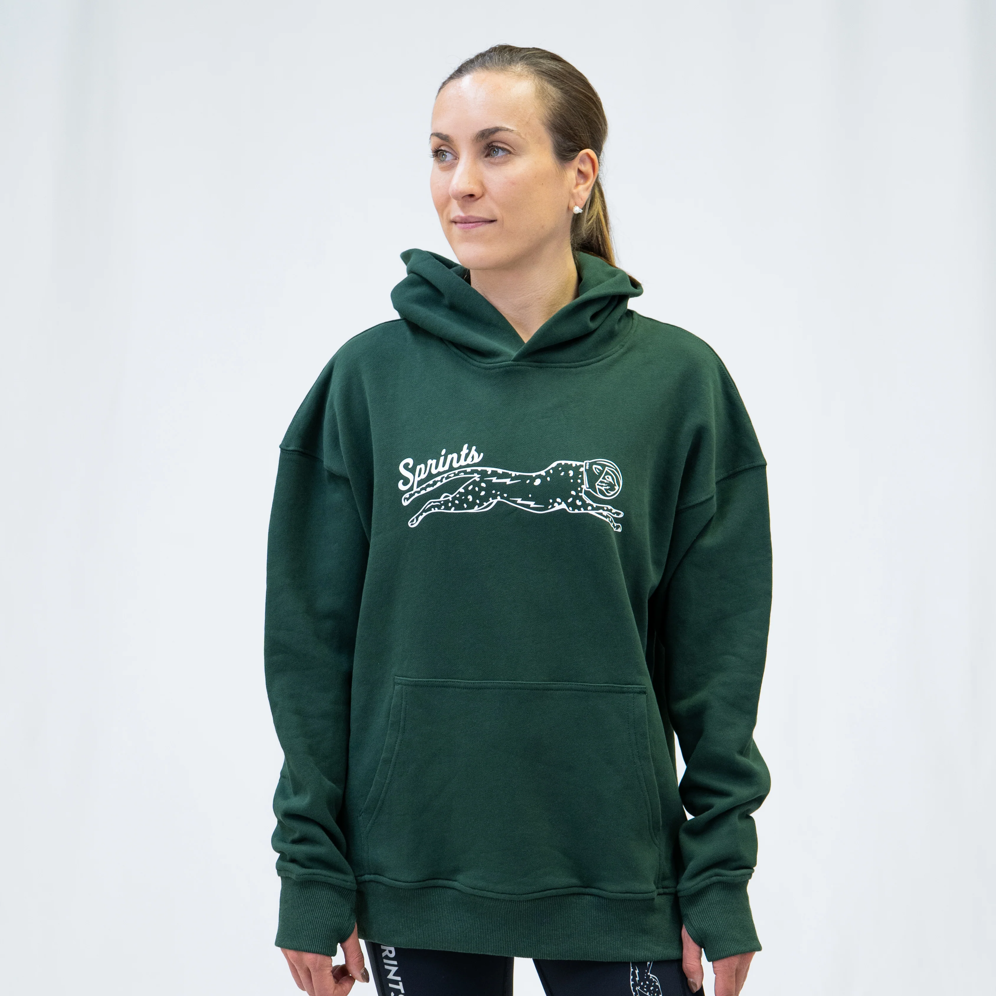 Victory Sprints Oversized Hoodie - Green Label (Unisex) - Image 4